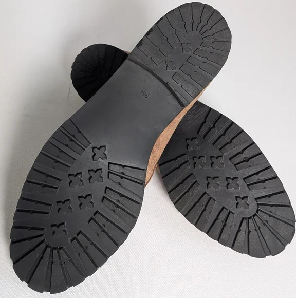 Talbot New Women's Cassidy Sherpa Loafers Moccasin Suede Brown Size 8 Cozy Foam - Picture 8 of 9